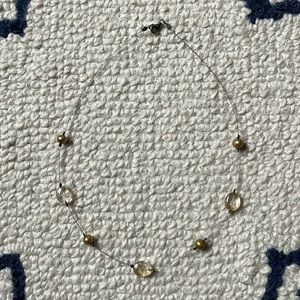 Silpada 925 sterling silver 16” necklace with taupe stones